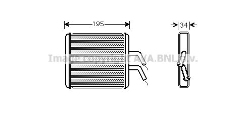 AVA QUALITY COOLING Lämmityslaitteen kenno KA6044